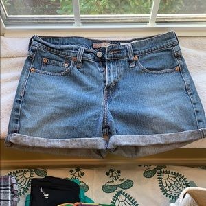 Levi’s denim shorts, size 10, rarely worn